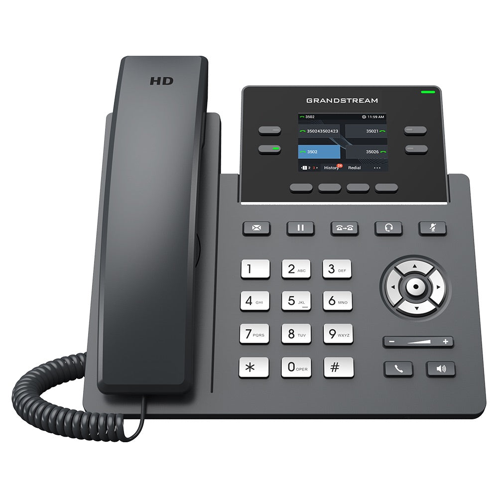 Grandstream GRP2612P 4-Line Carrier-Grade IP Phone with PoE Grandstream GRP2612P 4-Line Carrier-Grade IP Phone with PoE